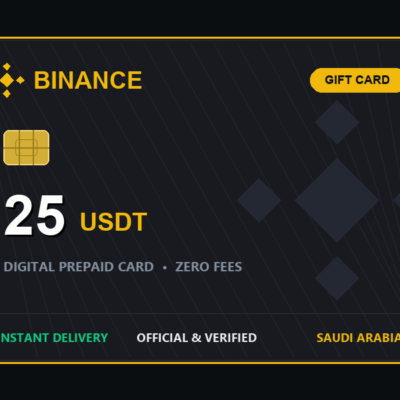 بطاقة بينانس 25 دولار رقمية 25 usdt binance gift card