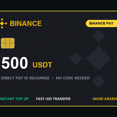 شحن رصيد بينانس 500 usdt فوري binance pay id
