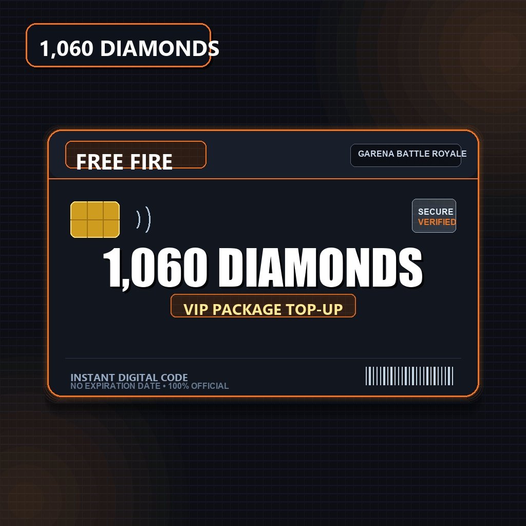 freefire dia 1060