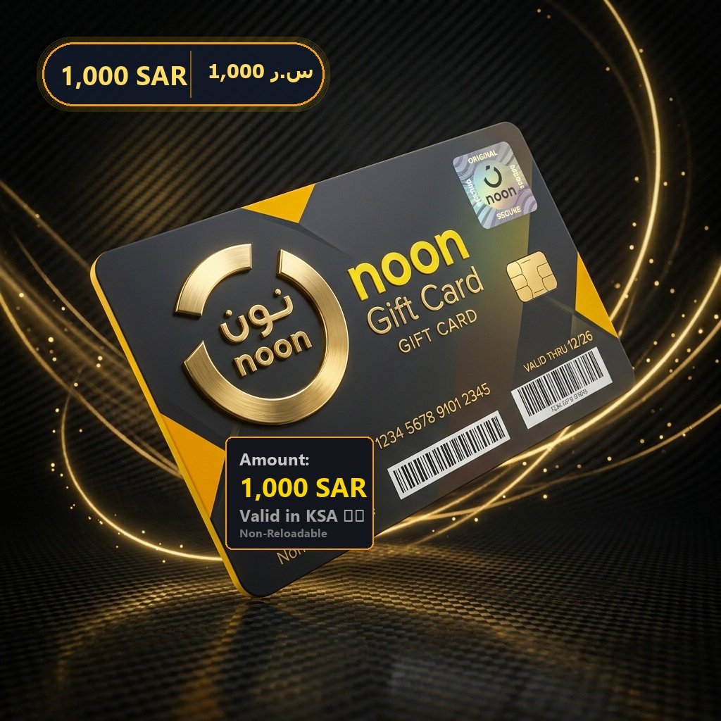 noon card 1000sar