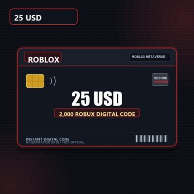 roblox card 25usd