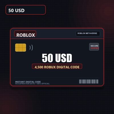 roblox card 50usd