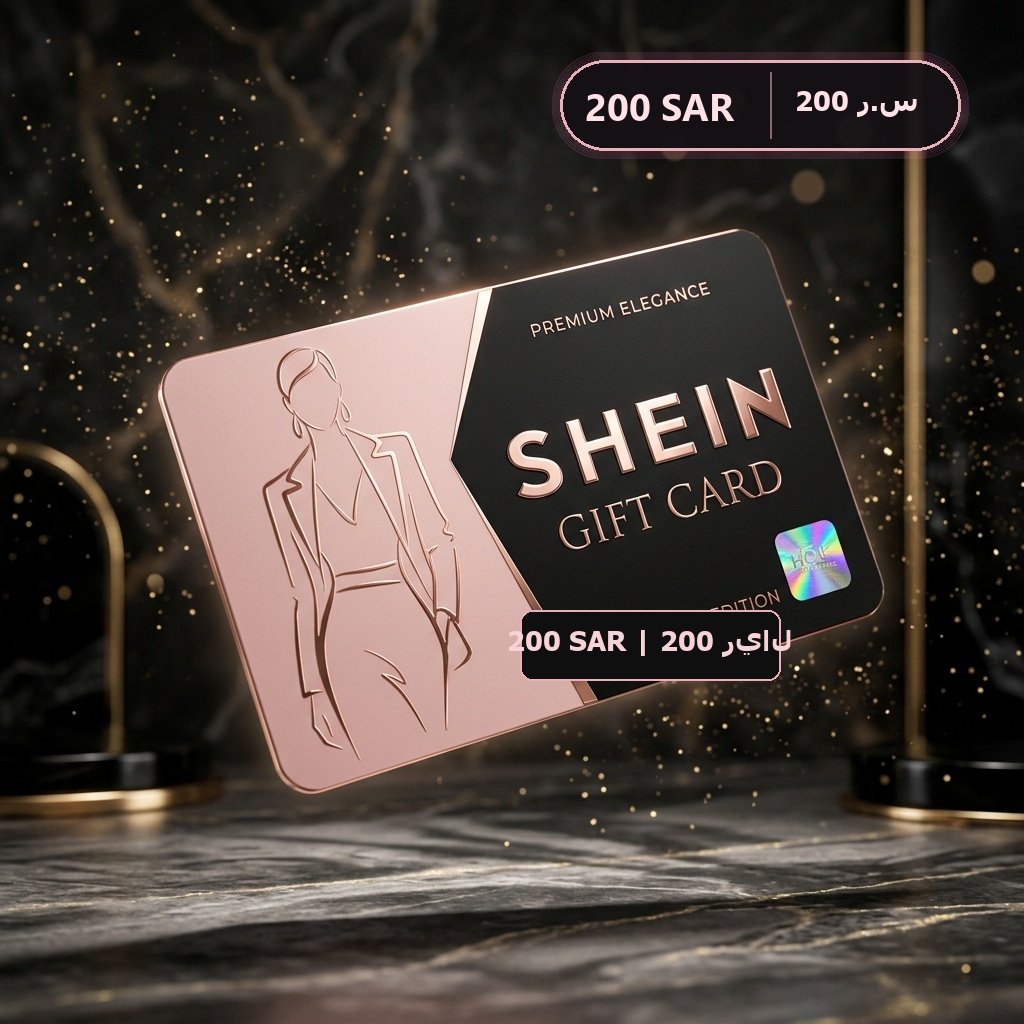 shein card 200sar